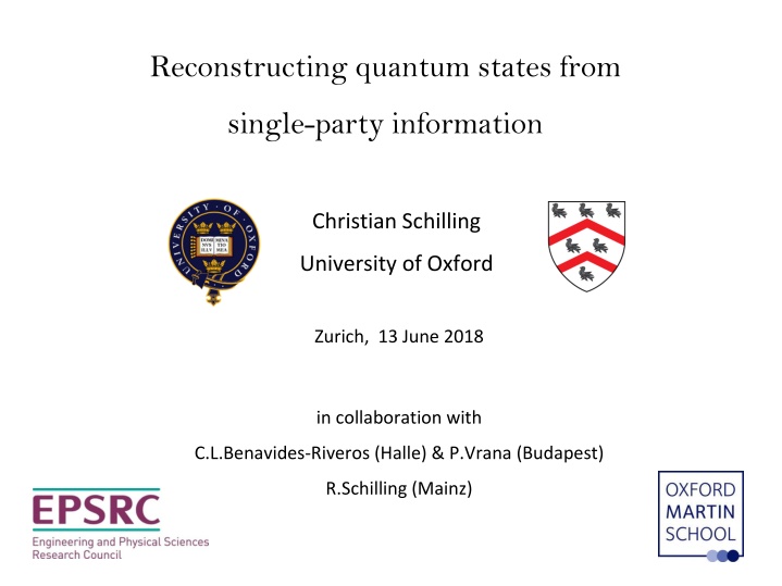reconstructing quantum states from