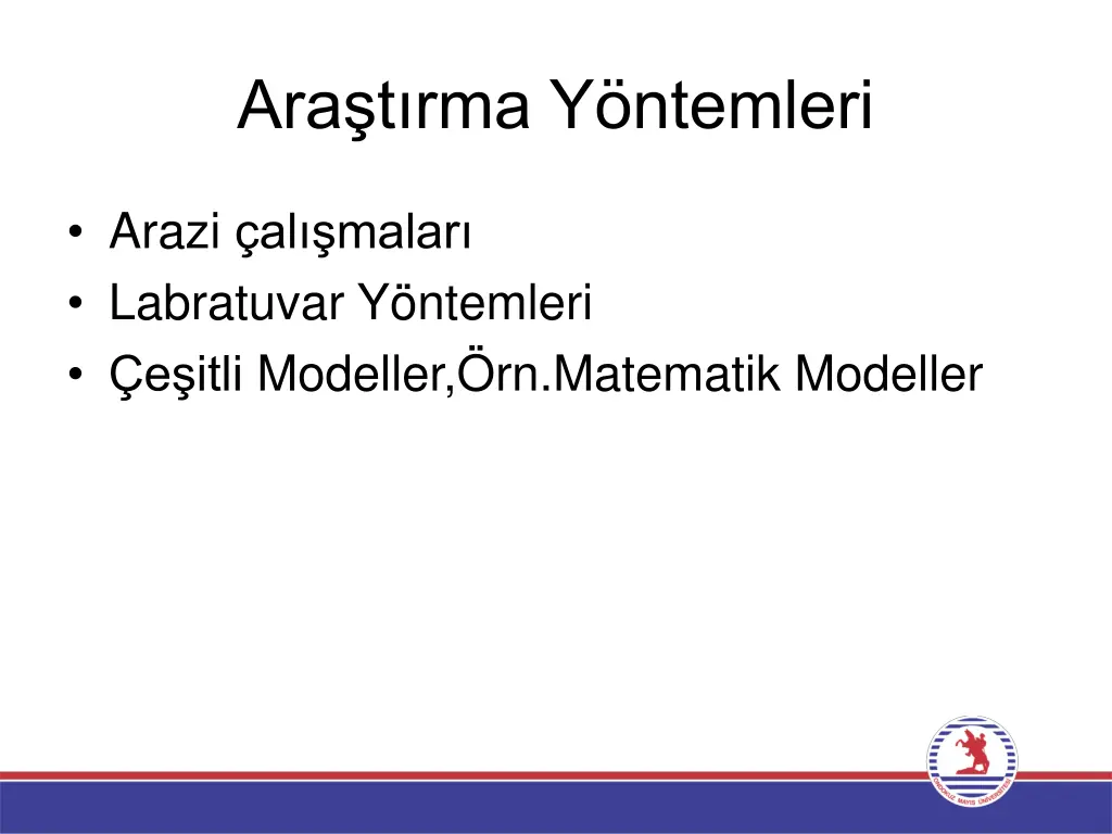 ara t rma y ntemleri