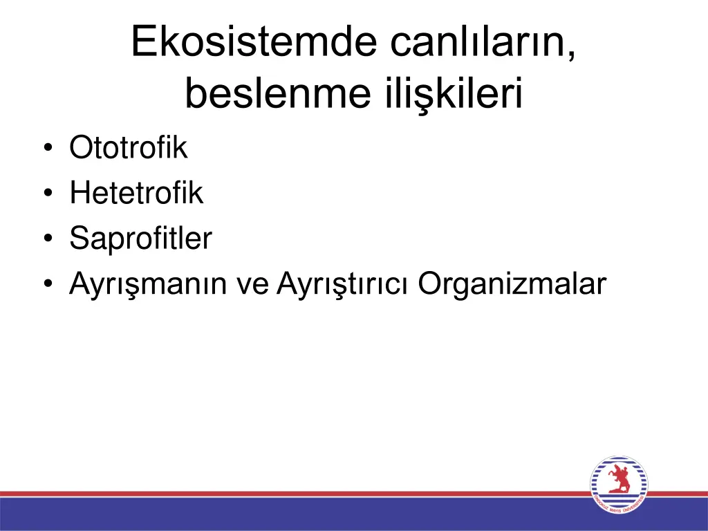 ekosistemde canl lar n beslenme ili kileri