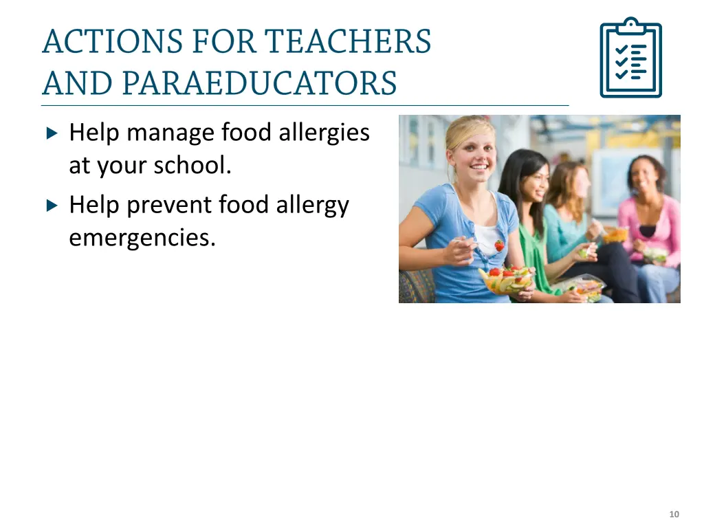 help manage food allergies at your school