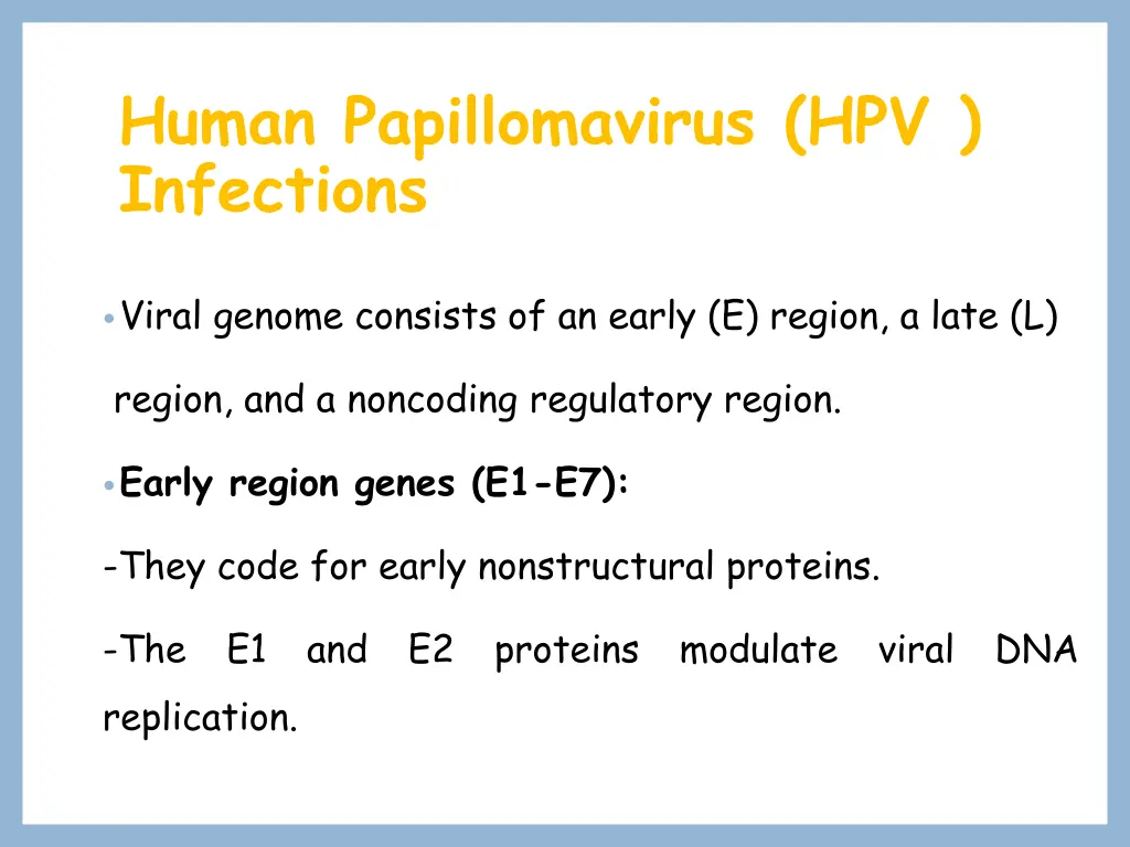 human papillomavirus hpv infections 1