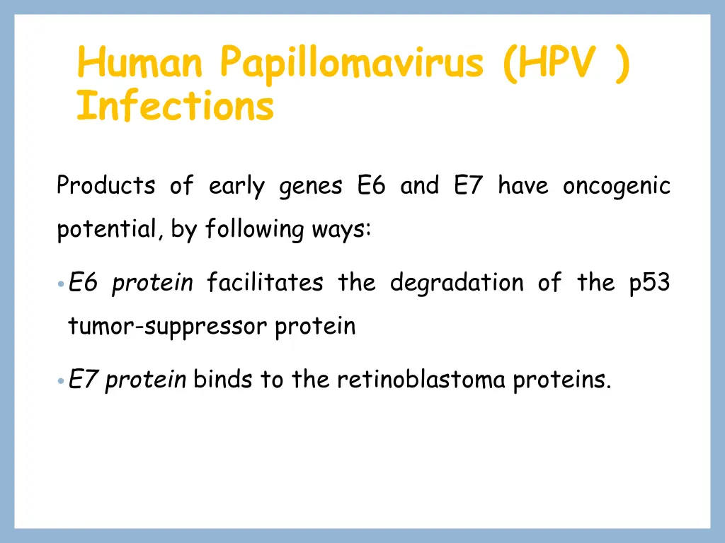human papillomavirus hpv infections 2