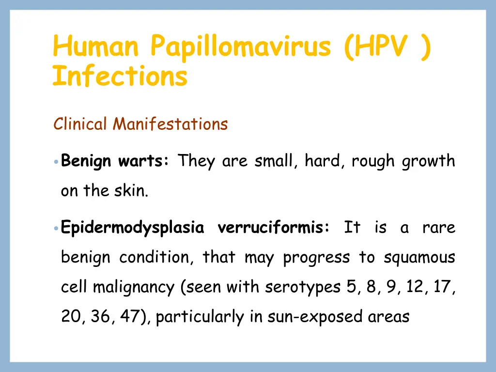 human papillomavirus hpv infections 3