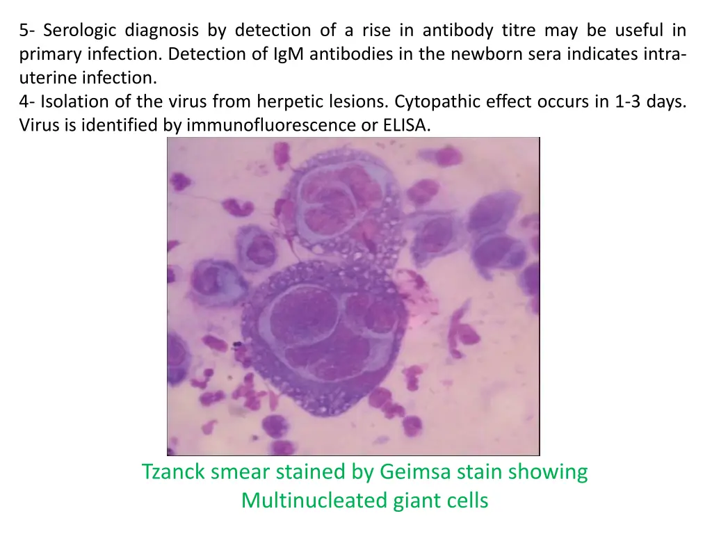 5 serologic diagnosis by detection of a rise
