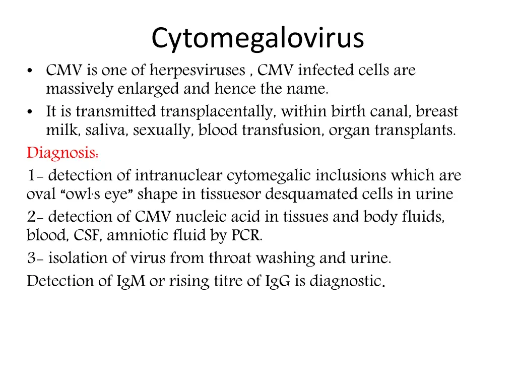 cytomegalovirus
