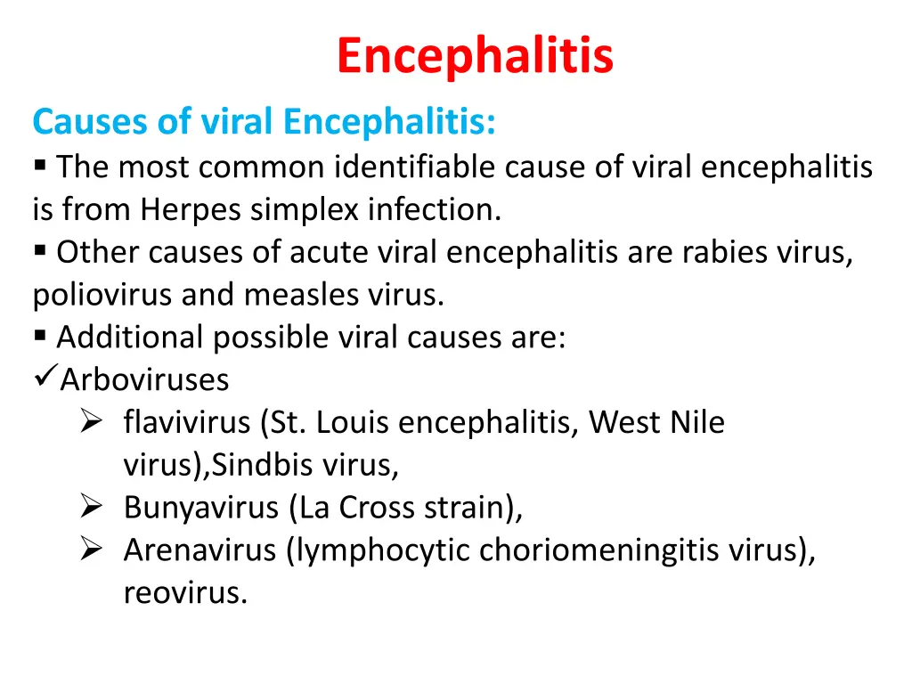 encephalitis