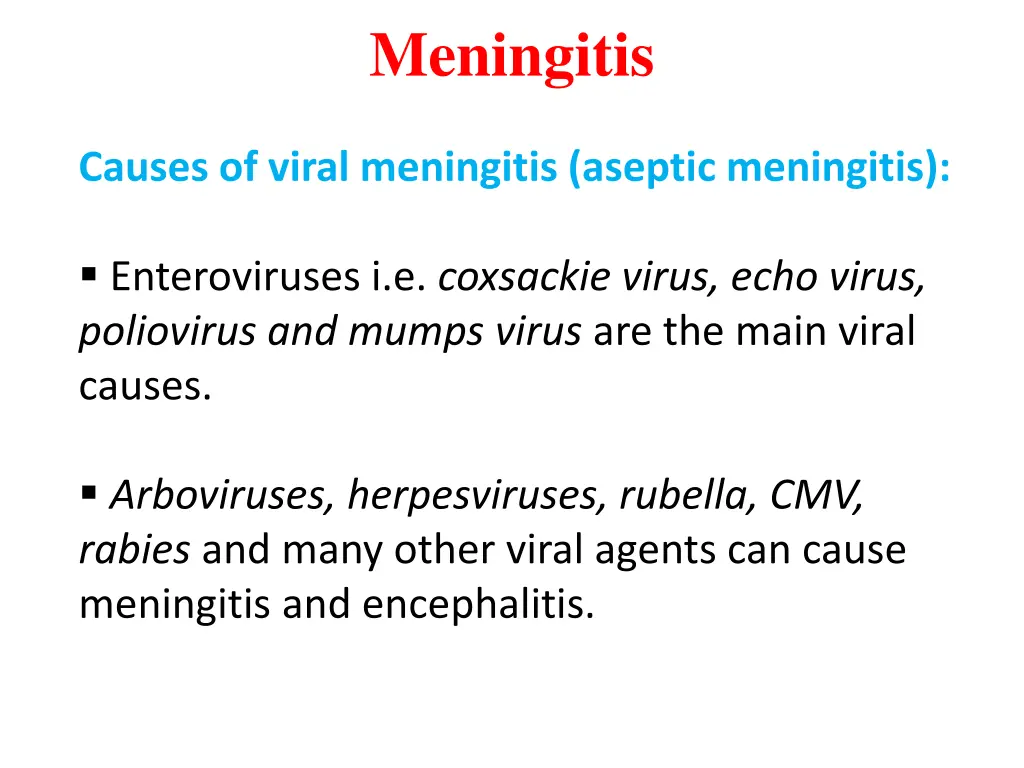 meningitis