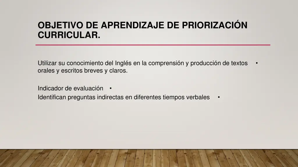 objetivo de aprendizaje de priorizaci n curricular