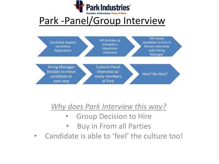 park panel group interview