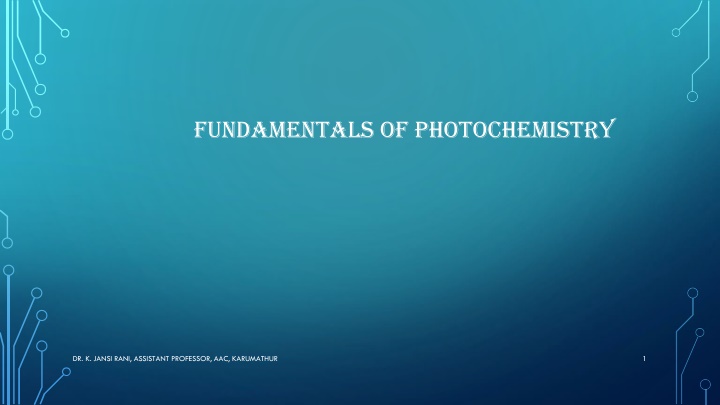 fundamentals of photochemistry