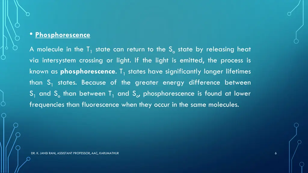 phosphorescence