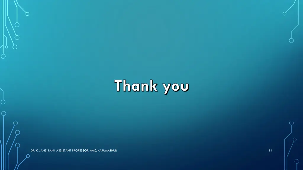 thank you
