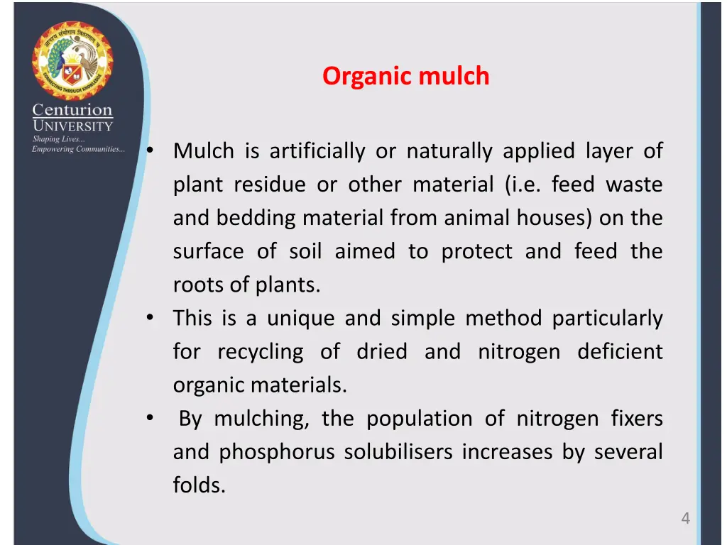 organic mulch