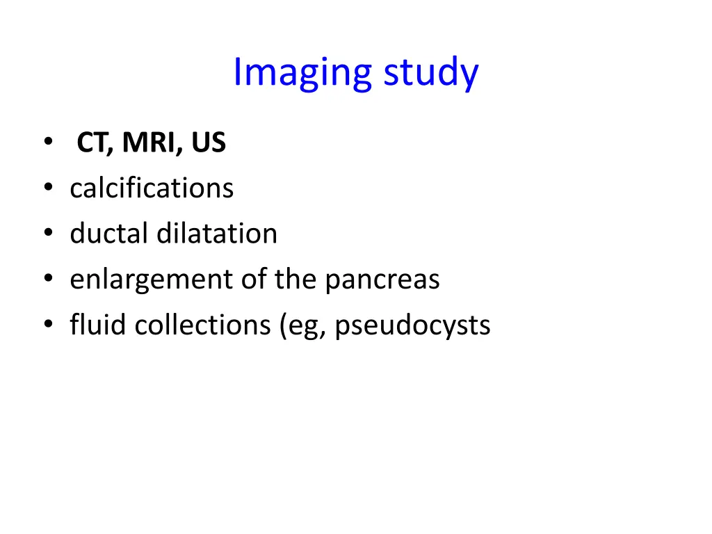 imaging study