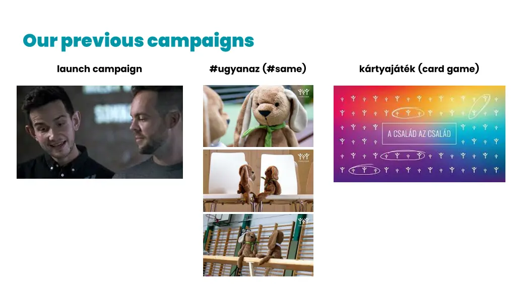 our previous campaigns