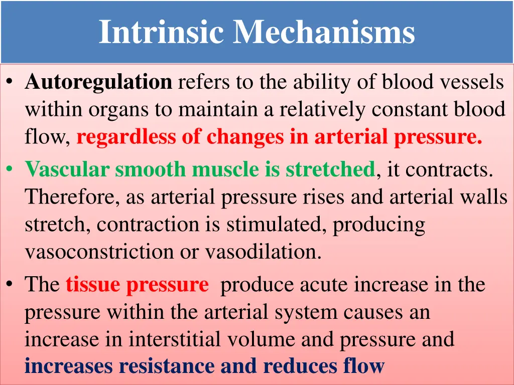 intrinsic mechanisms