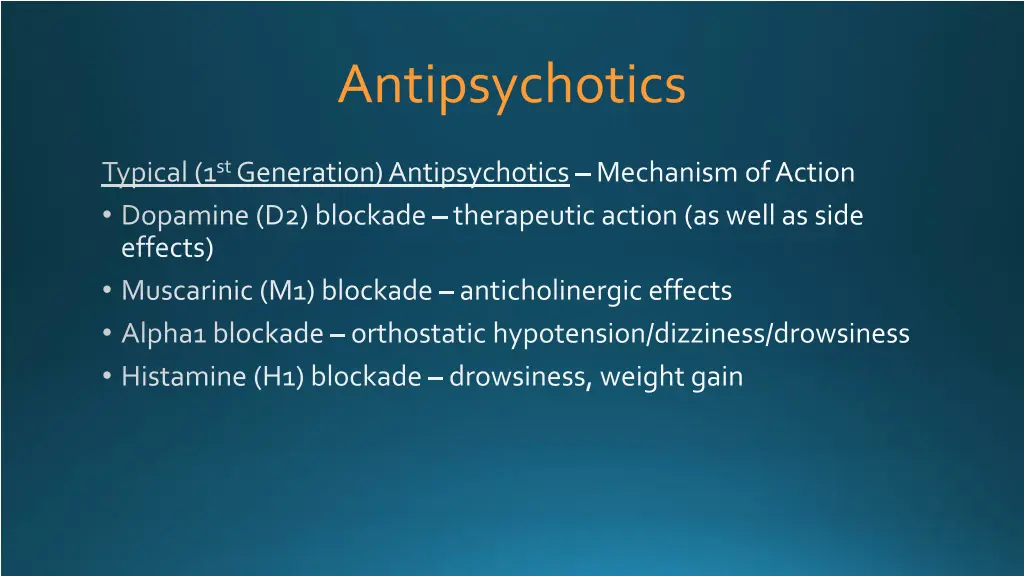 antipsychotics 1