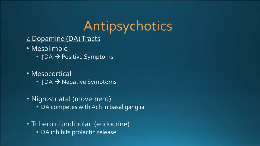 antipsychotics