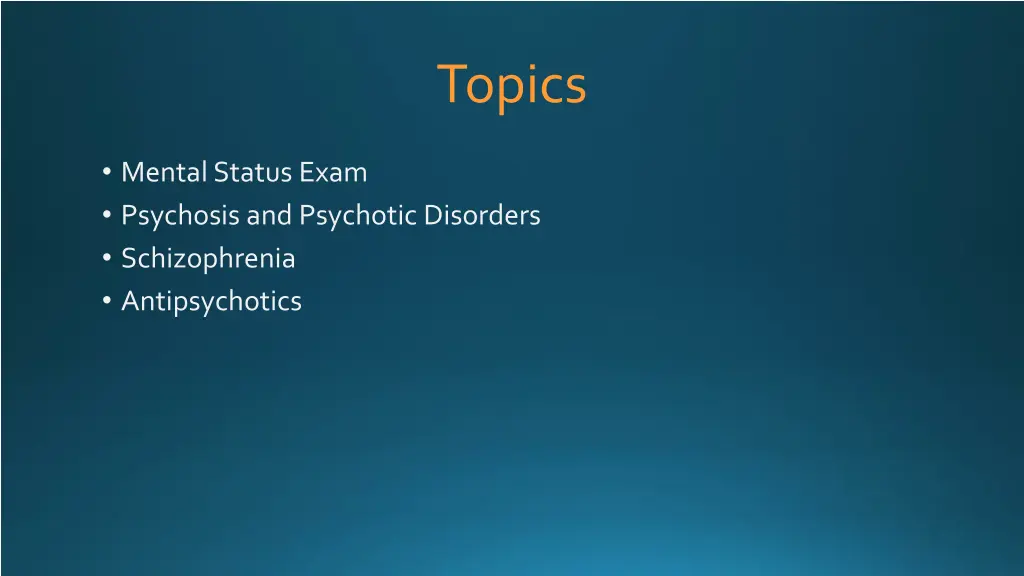 topics