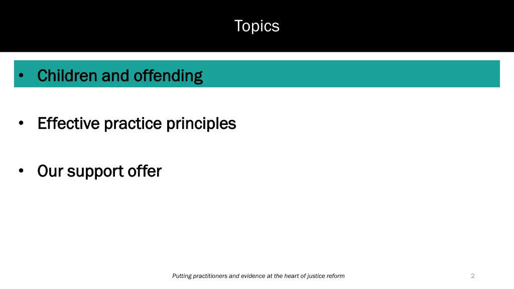 topics