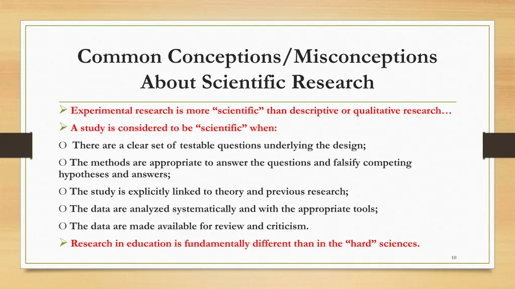 common conceptions misconceptions about