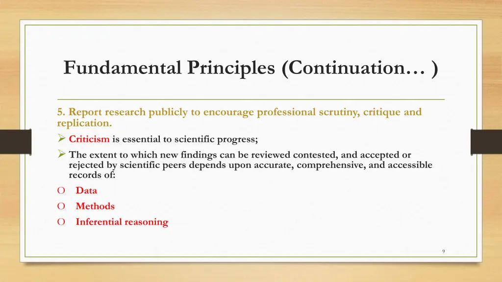 fundamental principles continuation 4