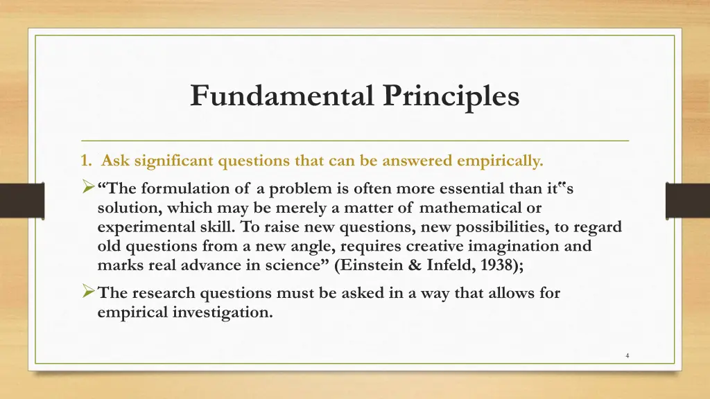 fundamental principles
