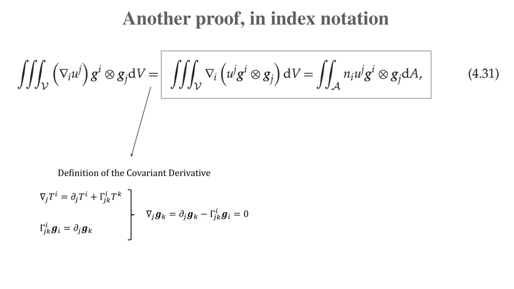 another proof in index notation 1