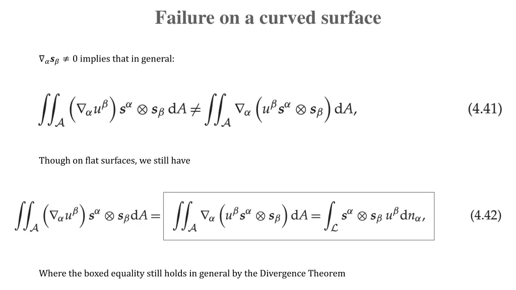 failure on a curved surface 1