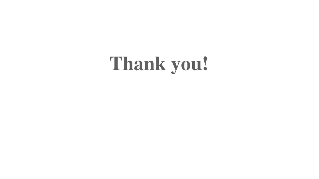 thank you