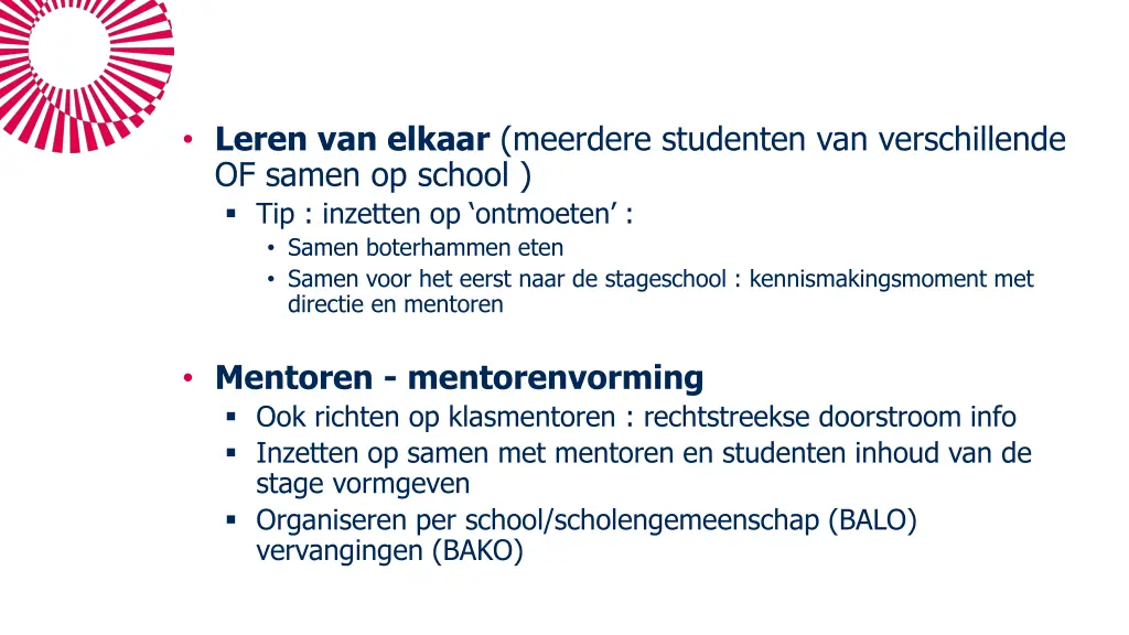 leren van elkaar meerdere studenten
