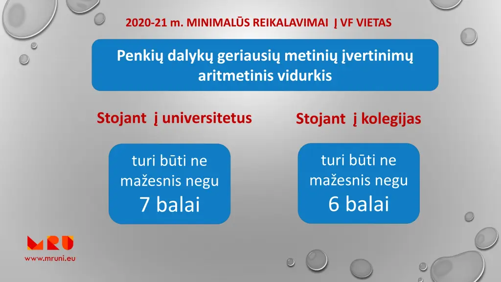 2020 21 m minimal s reikalavimai vf vietas 3