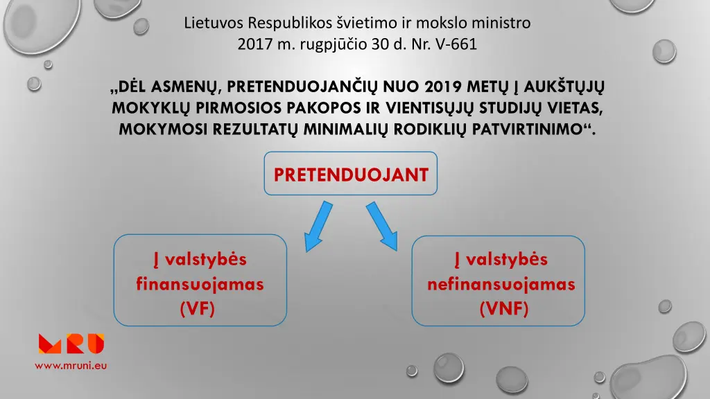 lietuvos respublikos vietimo ir mokslo ministro