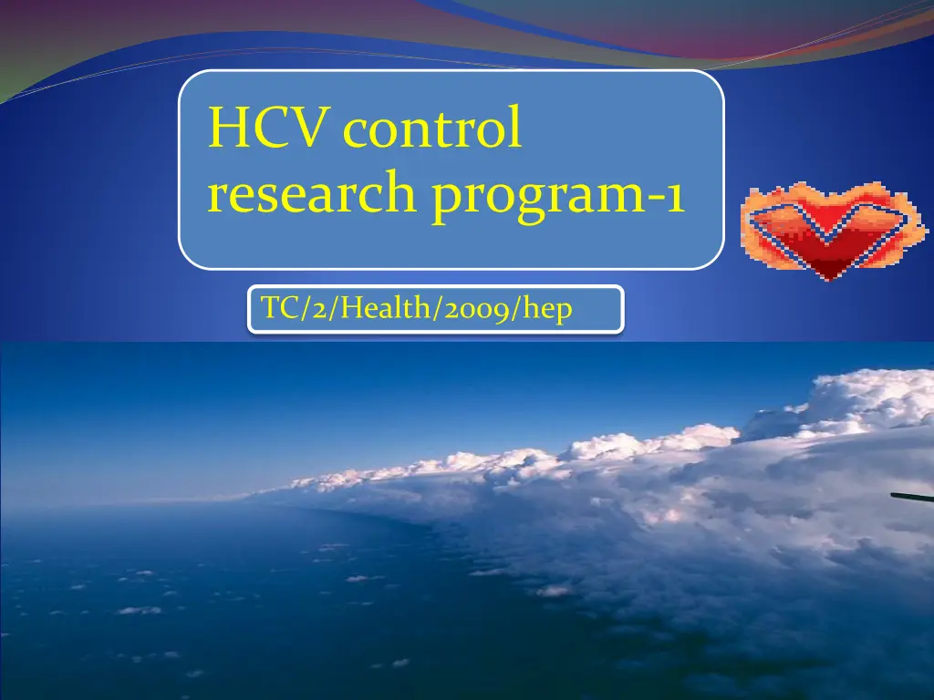 hcv control research program 1