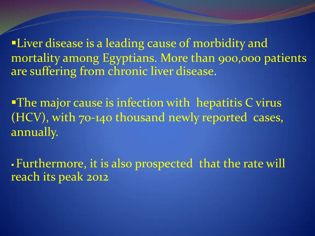 liver disease is a leading cause of morbidity