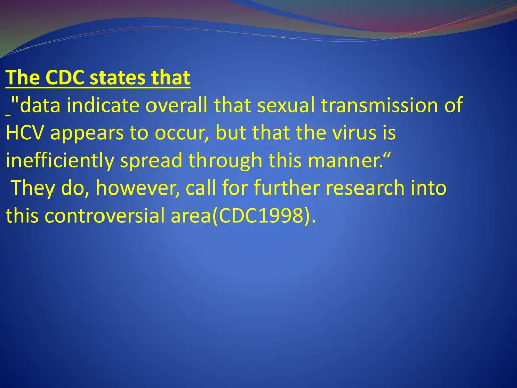 the cdc states that data indicate overall that