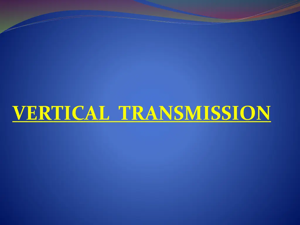 vertical transmission