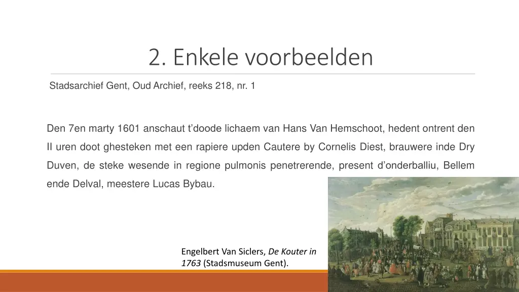 2 enkele voorbeelden
