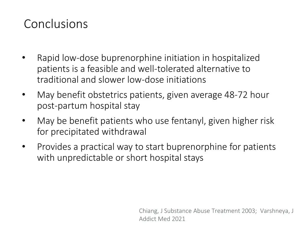 conclusions
