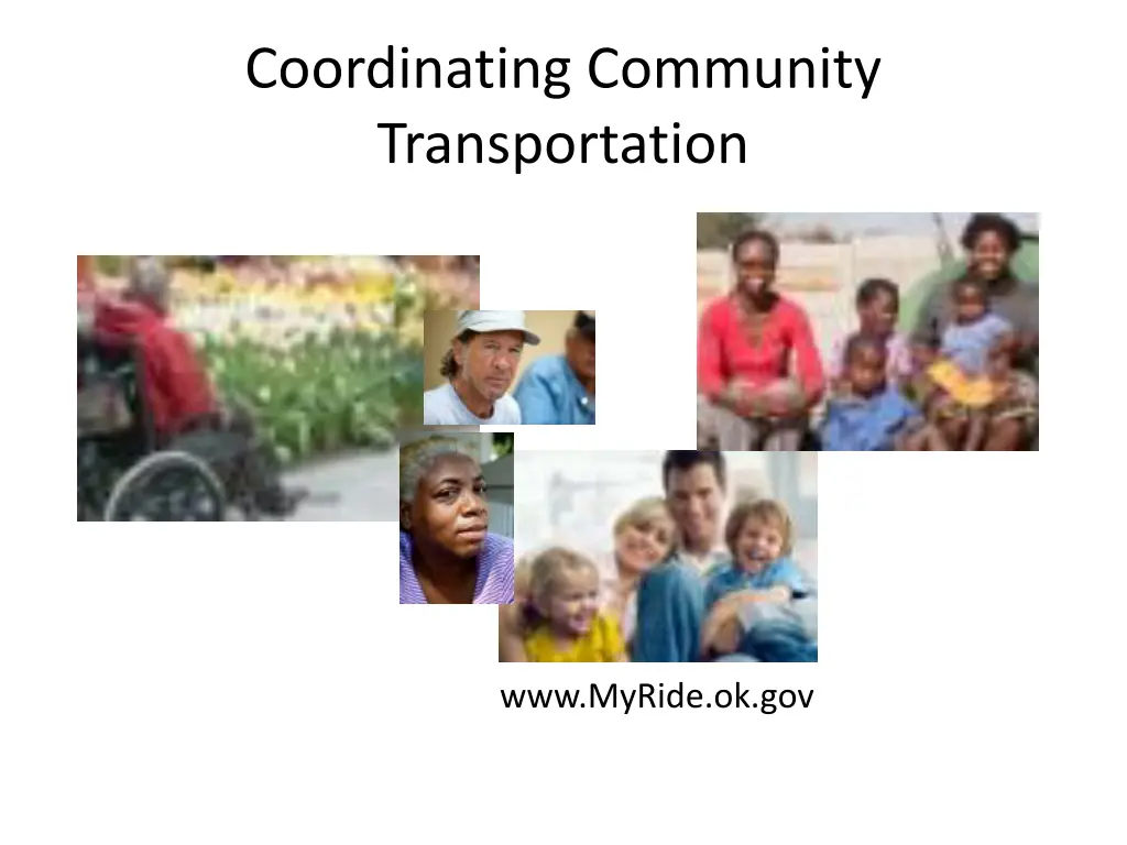 coordinating community transportation