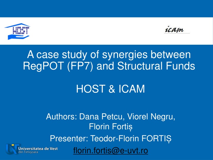 a case study of synergies between regpot