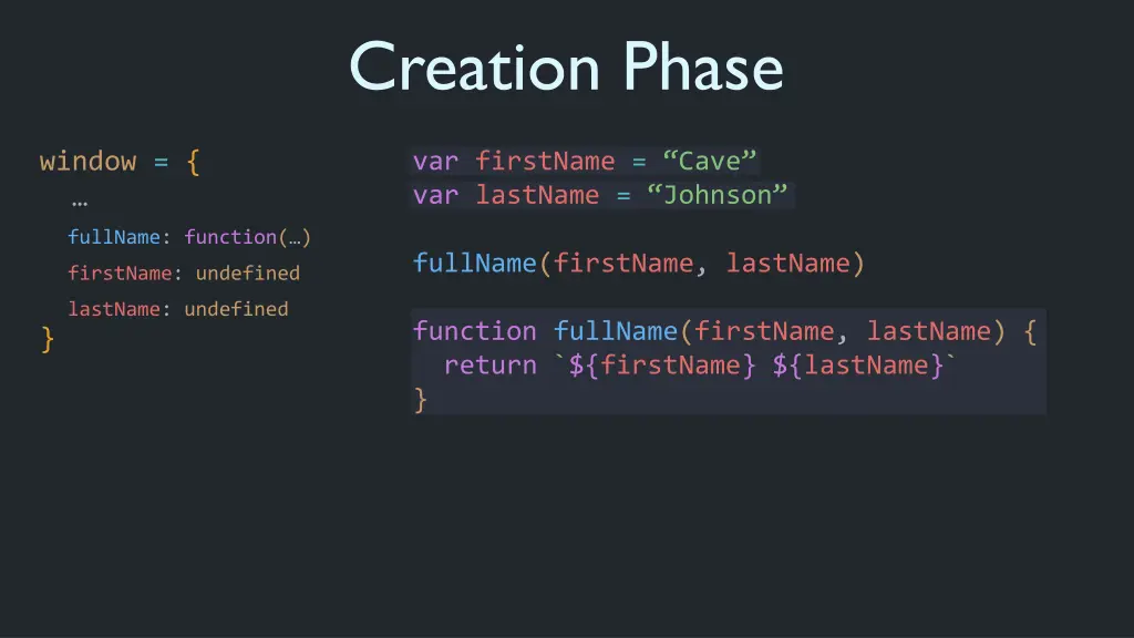 creation phase