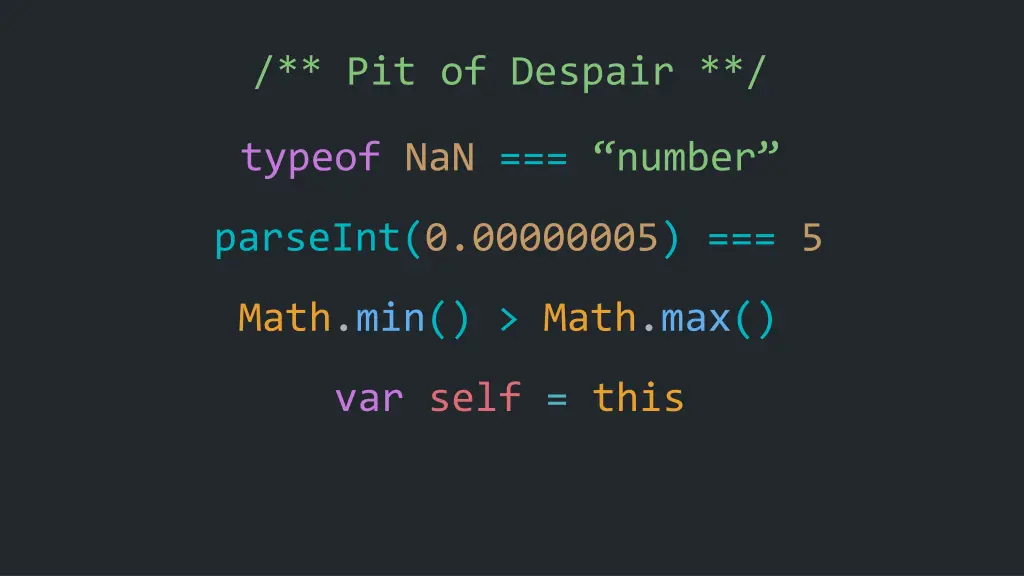 pit of despair