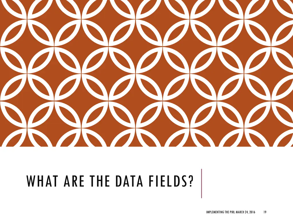 what are the data fields