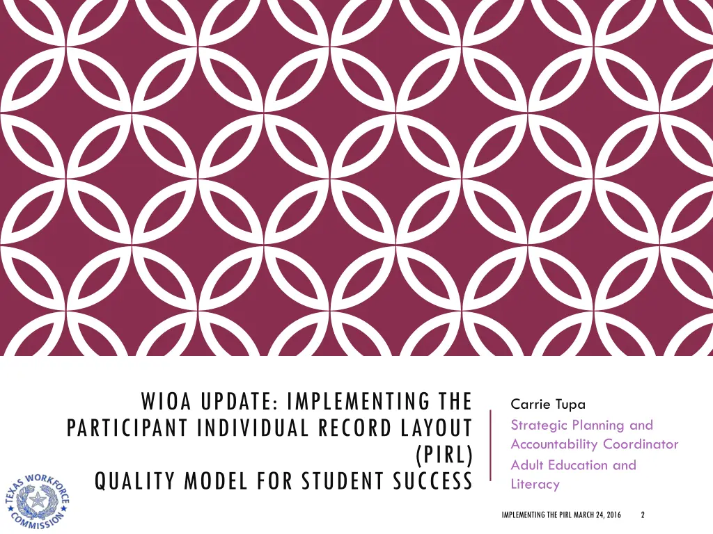 wioa update implementing the participant