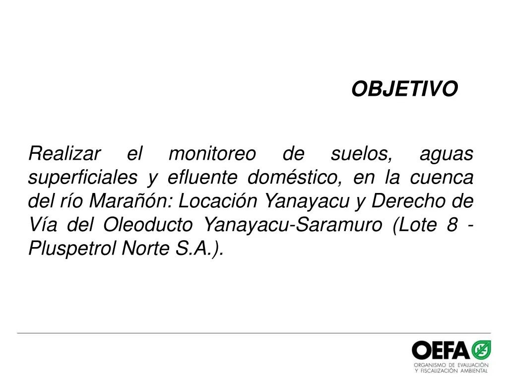 objetivo