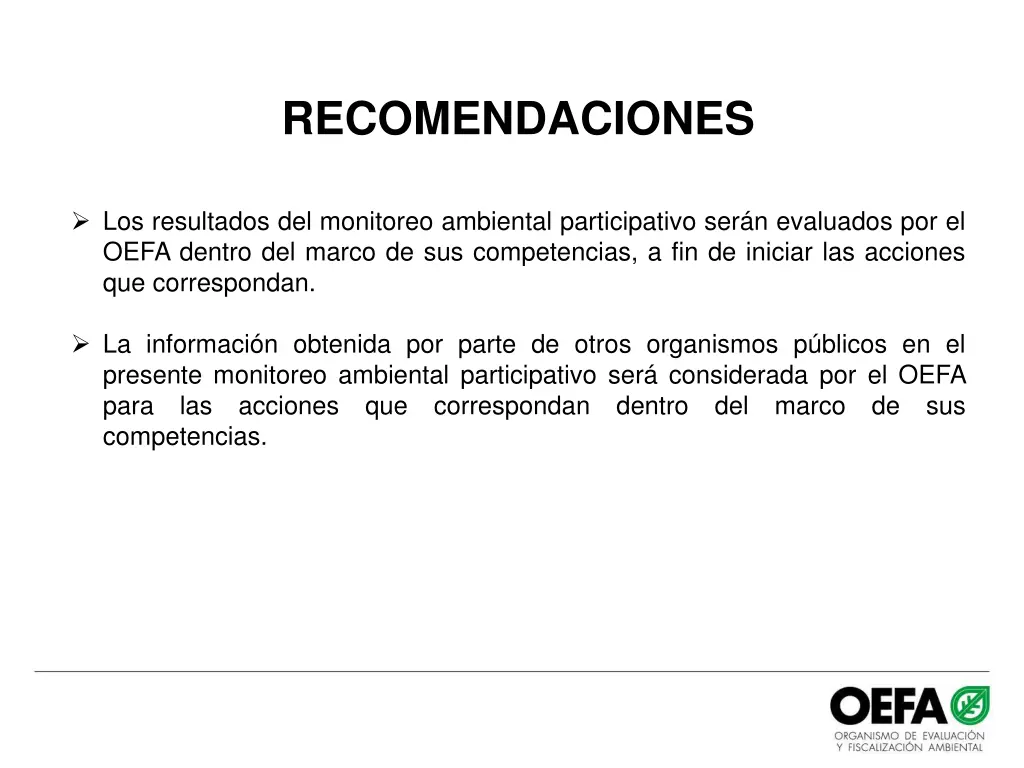 recomendaciones