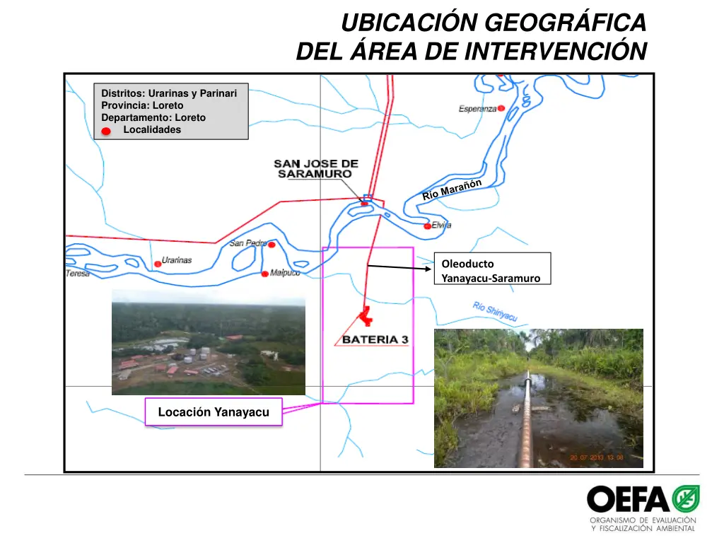 ubicaci n geogr fica del rea de intervenci n