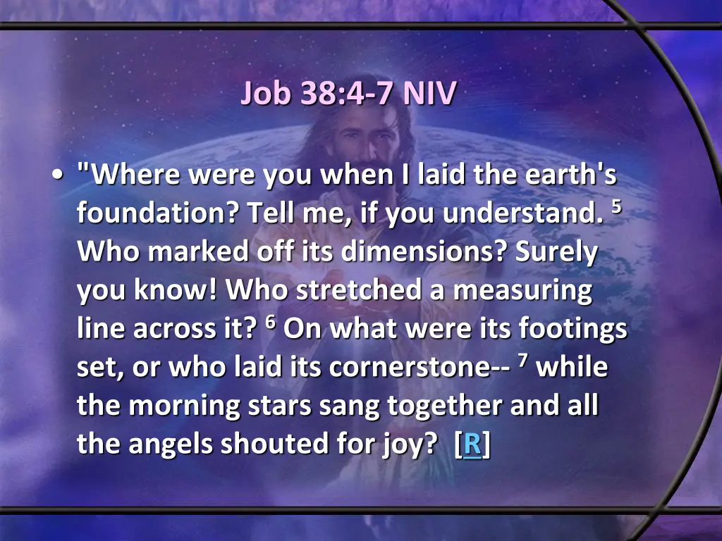 job 38 4 7 niv