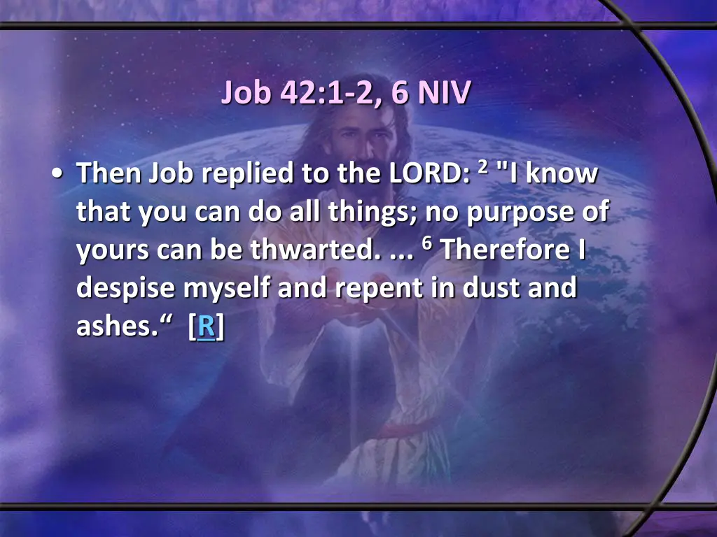 job 42 1 2 6 niv